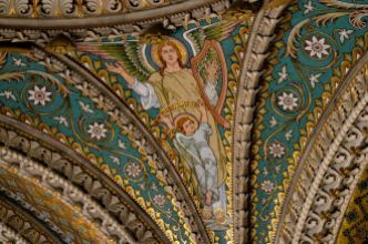 Ceiling detail, Basilique Notre-Dame de Fourvière (Lyon) © Alison Jordan
